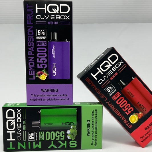 HQD Curvie Box Lemon Passionfruit / 5500+ Puffs