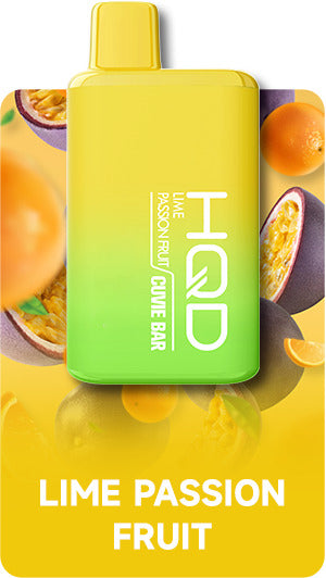 HQD Cuvie Bar Lime Passion Fruit / 7000+ Puffs