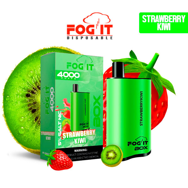 Fog it Box Strawberry Kiwi / 4000+ Puffs